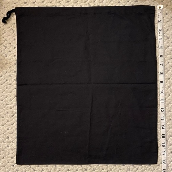 FRYE Black Purse Boots Sneakers Purse logo Bag 18" - Picture 4 of 4